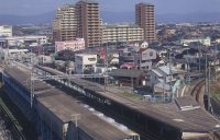 西鉄宮の陣駅より全景